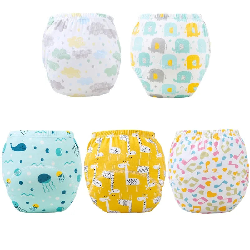 Culottes d'apprentissage imperméables et réutilisables pour bébé