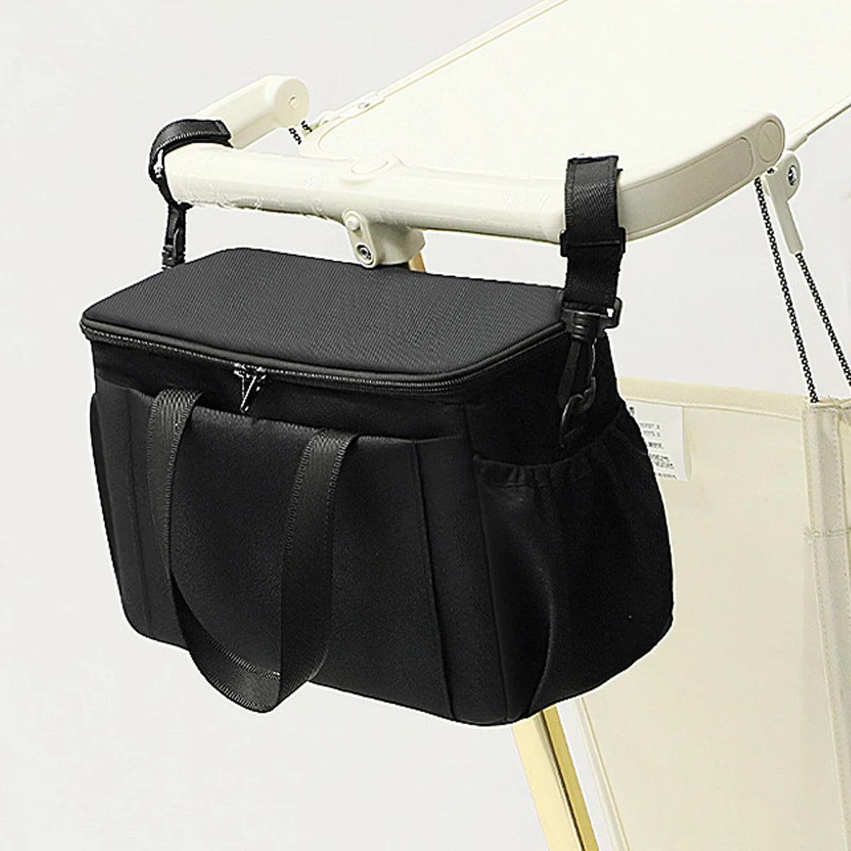 Sac de rangement grande capacité pour poussette – Porte-couches et biberons suspendu