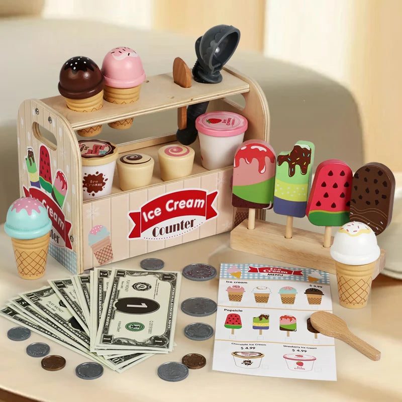 Chariot de glaces jouet – Jeu d'imitation gourmand !