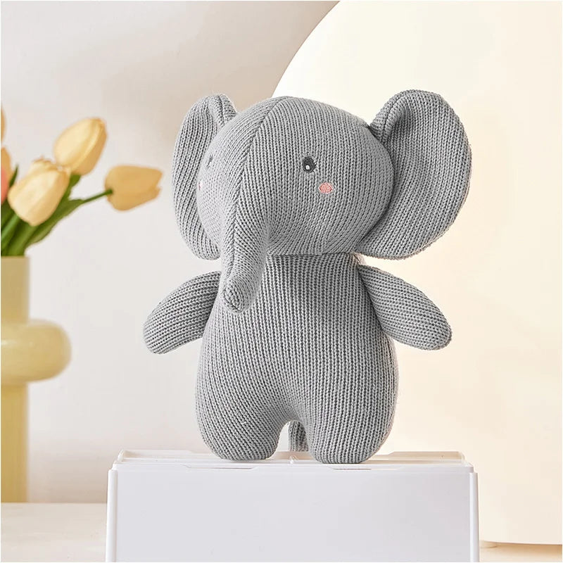 Handmade Crochet Bear & Rattles Set
