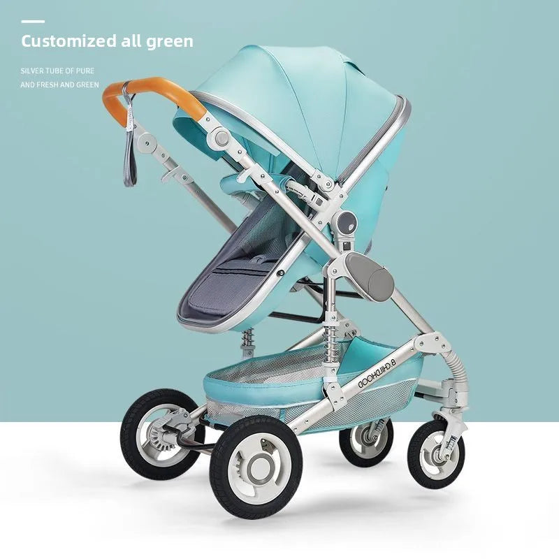 Poussette pliable et légère – Promenade tout en douceur pour les bébés