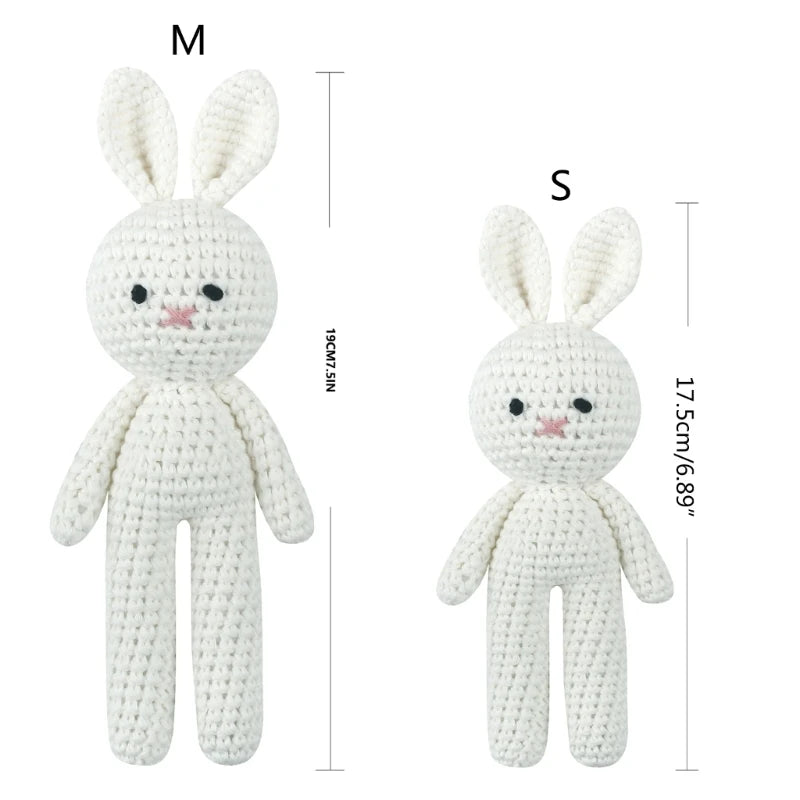 Lapin au crochet fait main – Jouet apaisant pour dormir