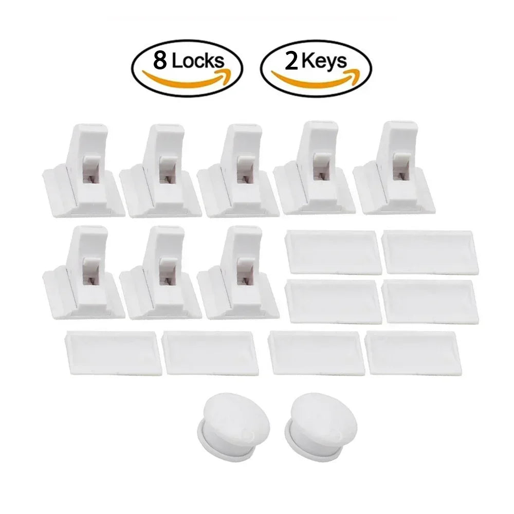 Magnetic Child Safety Locks 1-5PCS No Drilling