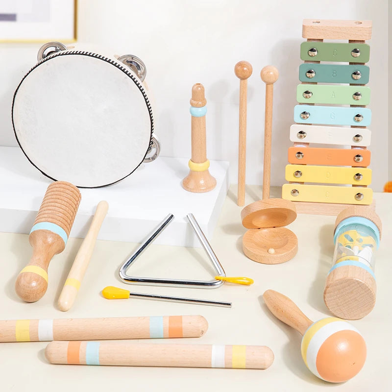 Interactive Wooden Percussion Toy – Toddler Fun!
