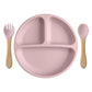 Children’s Silicone Tableware – BPA-Free Plate & Cutlery Set