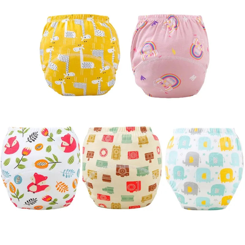Culottes d'apprentissage imperméables et réutilisables pour bébé