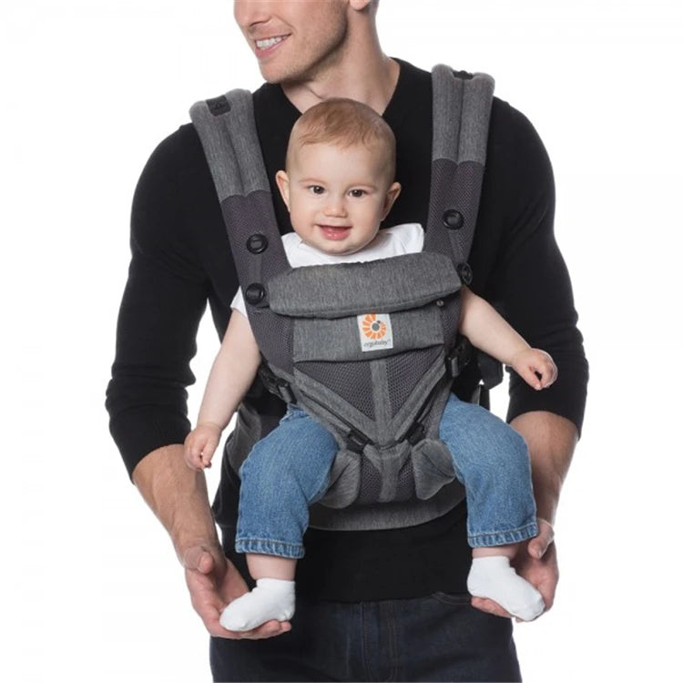 Porte-bébé Ergobaby en maille respirante – Toutes positions de portage (3 à 20 kg)