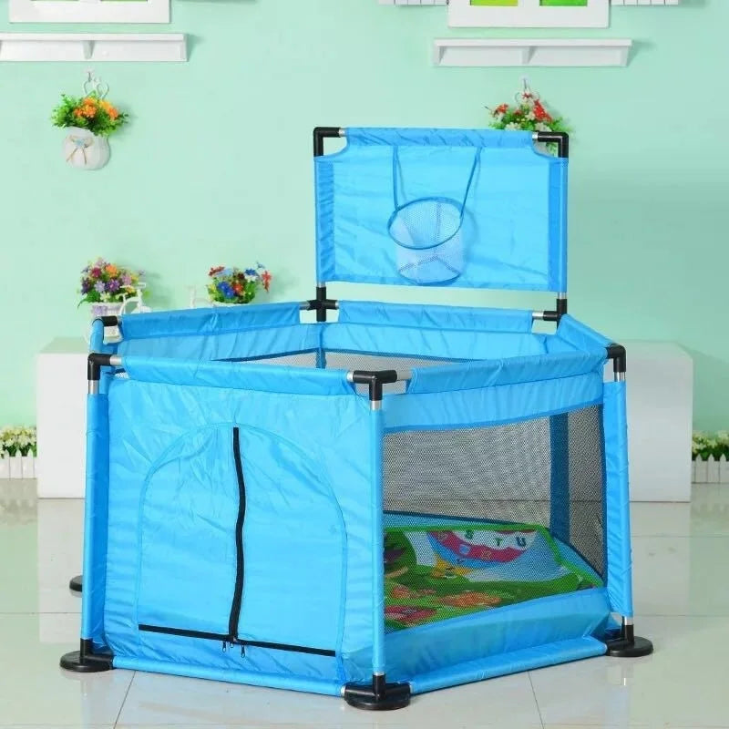 Parc pour bébé – Enclos multifonctionnel et sécurisé avec support en acier