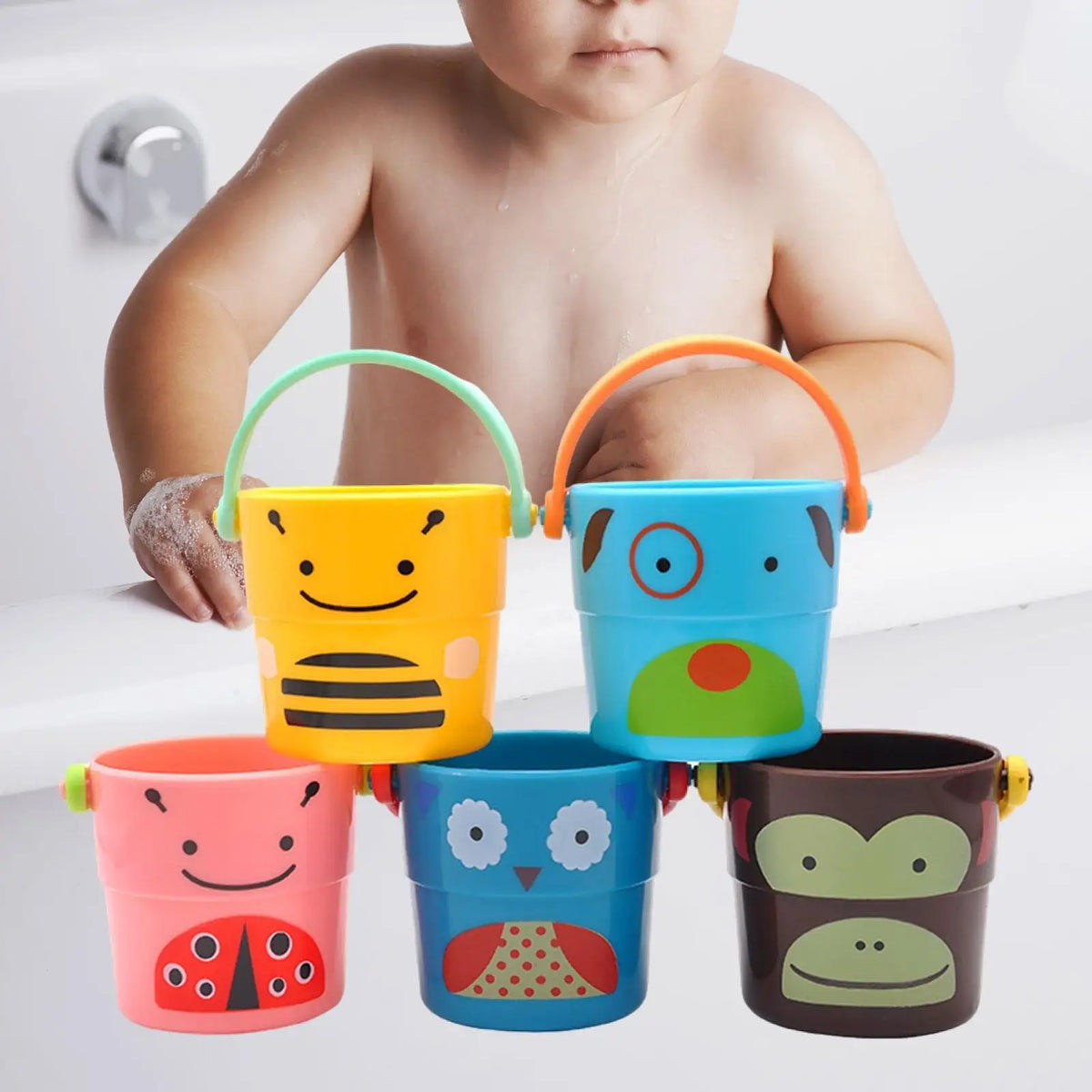 Ensemble de jouets de bain pour enfants (5 pièces) pour s'amuser dans l'eau