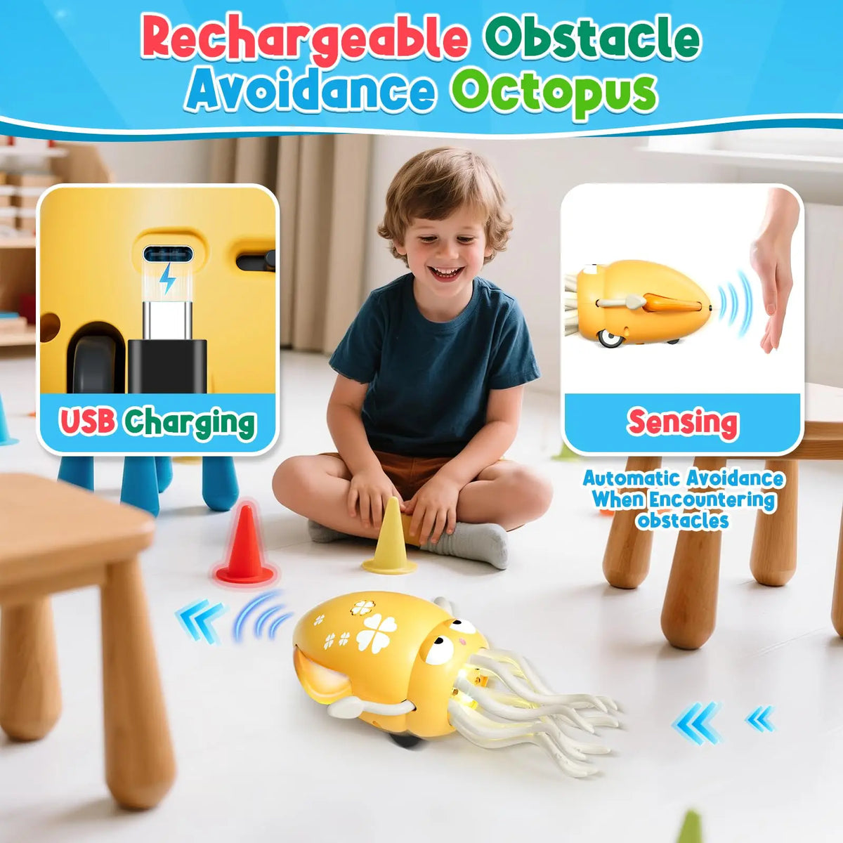 Dancing Octopus Toy – Music & Fun for Babies!