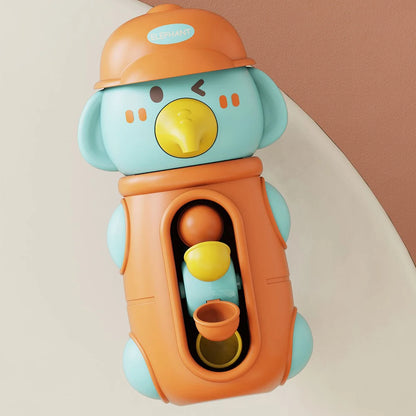 Ensemble de jouets de bain amusants – Roue à eau en forme de canard avec ventouses puissantes pour enfants