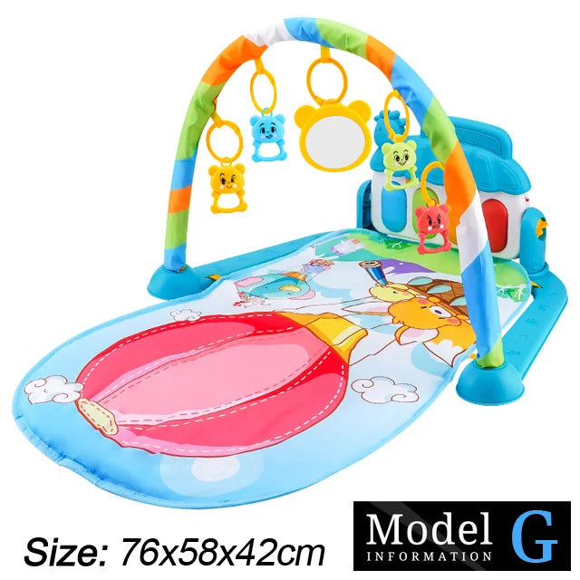 Tapis d'éveil musical avec piano pour bébé de 0 à 36 mois