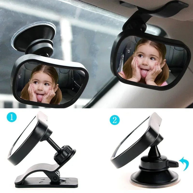 2-in-1 Infant Car Mirror | Rearview Safety for Children