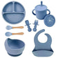 Kit d'alimentation pour bébé – Assiette à ventouse, tasse et couverts