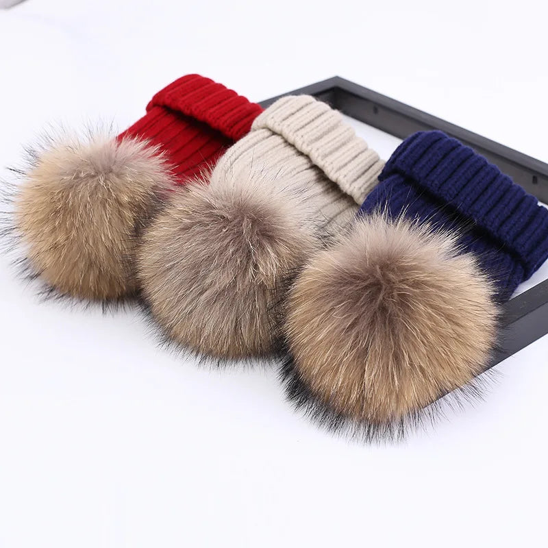 Warm Parent-Child Beanie for Kids & Babies