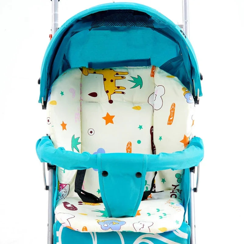 Baby Stroller & Highchair Pad – Breathable Cotton Comfort
