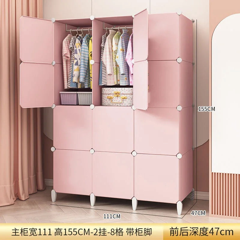 Modular Baby Wardrobe – Minimalist Nordic Fabric Storage