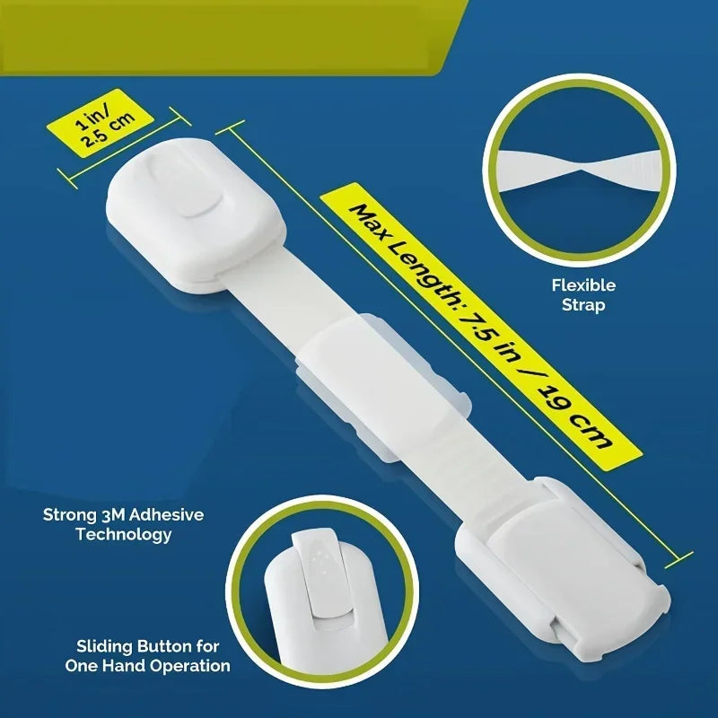 Adhesive Baby Safety Straps – Quick Install Protection