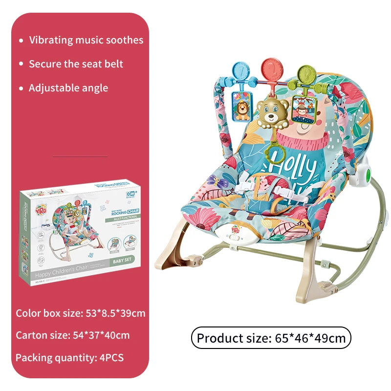 Electric Baby Cradle – Music, Vibration & Toys