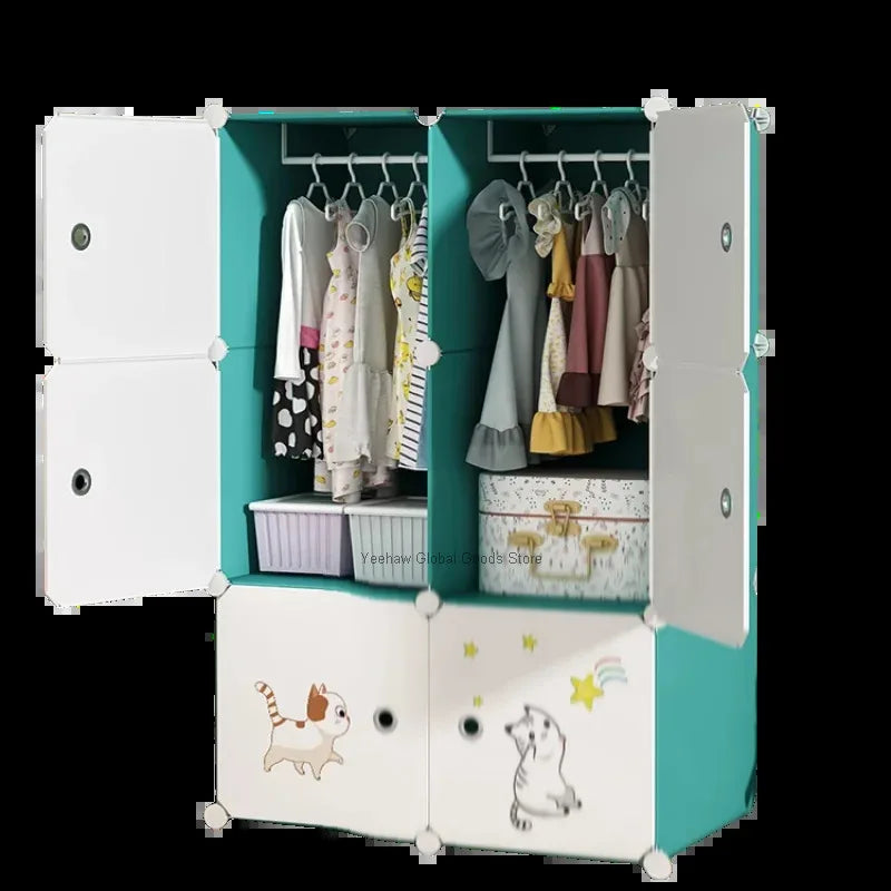 Baby Storage Wardrobe – Montessori Kids Closet Organizer