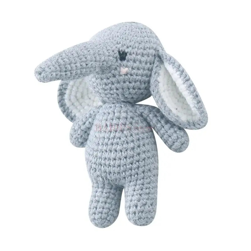 Peluche animal tricotée – Jouet doux pour dormir les bébés
