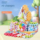 Kit de construction d'engrenages électriques éducatif pour enfants