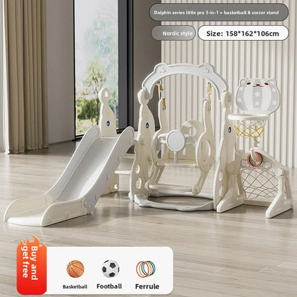 Balançoire et toboggan 3 en 1 pour tout-petits