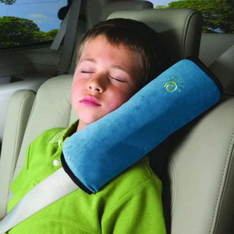 Coussin de sécurité pour voiture – Coussin doux pour les voyages des enfants