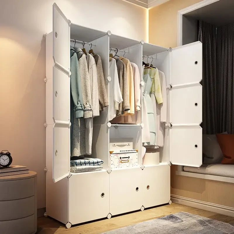 Foldable Baby Wardrobe – Plastic Closet & Cube Storage