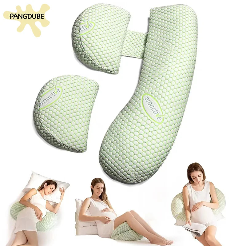 PANGDUBE Multifunctional Pregnancy & Breastfeeding Pillow – Maternity Sleep Support
