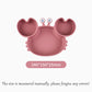Toddler Suction Plate – BPA-Free Cartoon Crab Feeding Tray