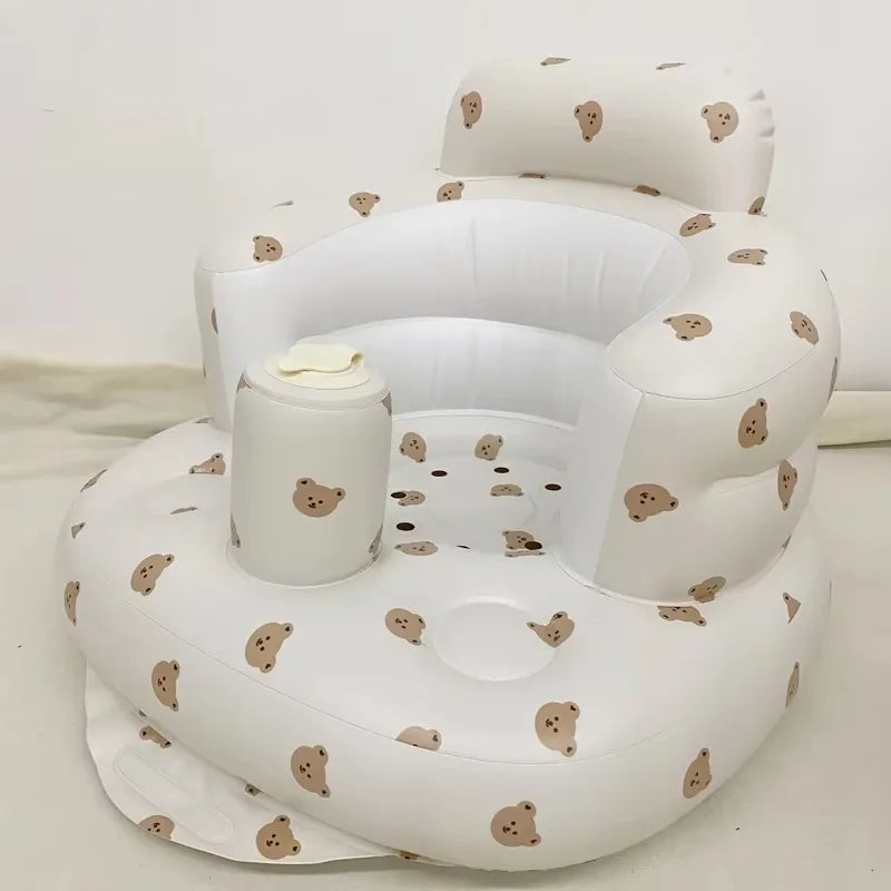Canapé gonflable pour bébé – Chaise de bain et siège multifonction portable