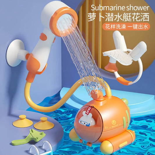 Infant Bath Toy – Radish Submarine Electric Shower Play
