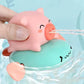Jouet de bain mignon en forme de cochon à tirer – Piscine et baignoire pour bébé