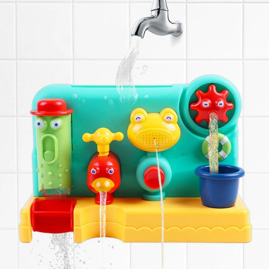 Cartoon Bath Shower Toy – Color Learning Water Play for Kids