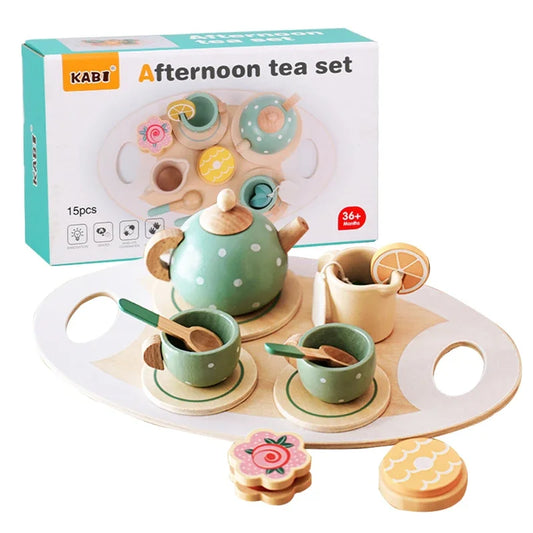 Wooden Afternoon Tea Toy – Learn & Play!