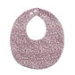 Flower Print Cotton Baby Bib – Adjustable Snap Bandana