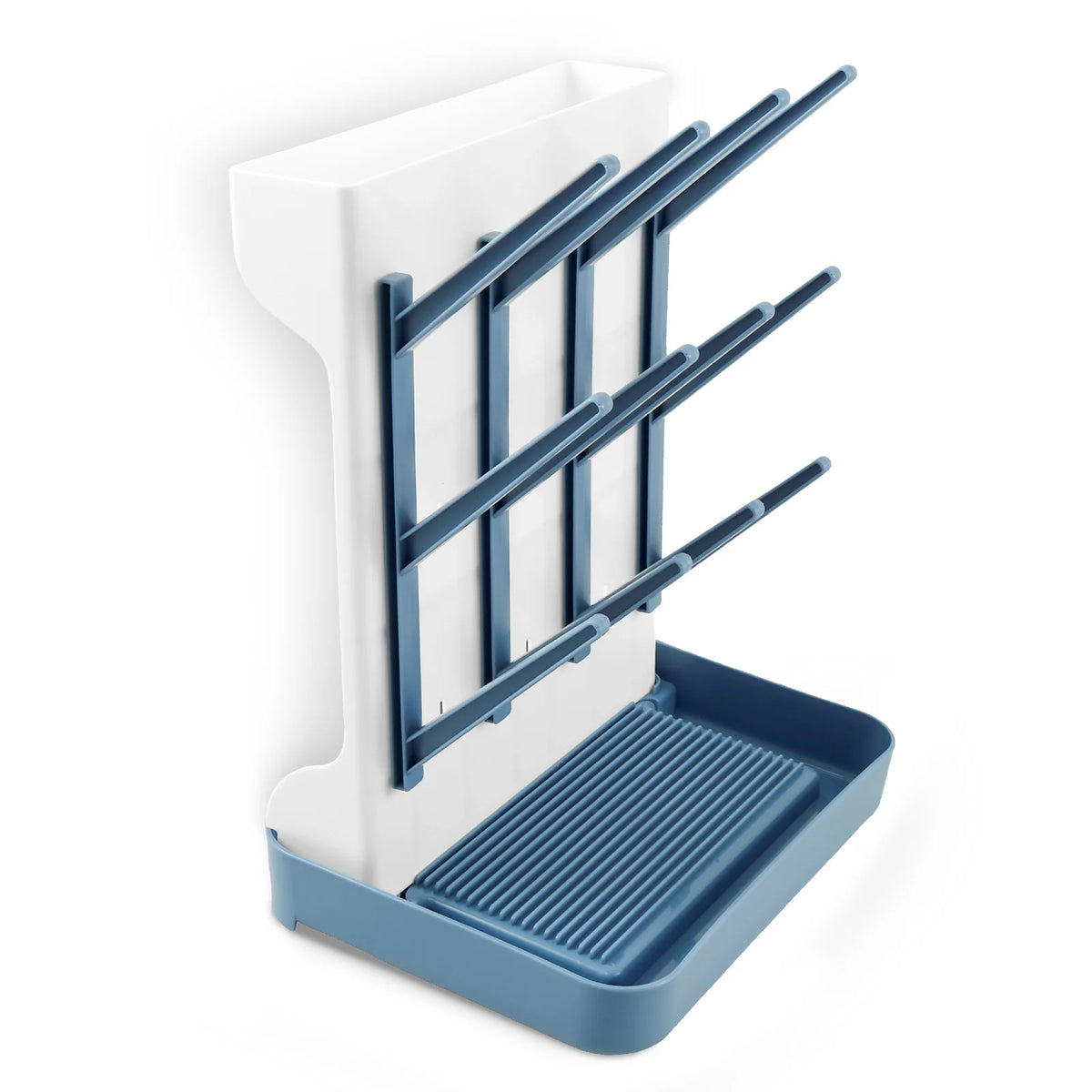 Baby Bottle Holder & Drainer – Bottle Drying Rack with Drip Tray
