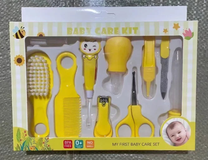 10-Piece Baby Care Gift Set – Nail Clippers, Ear Scoops & More