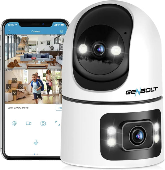 WiFi Home Surveillance GENBOLT 360° IP Camera