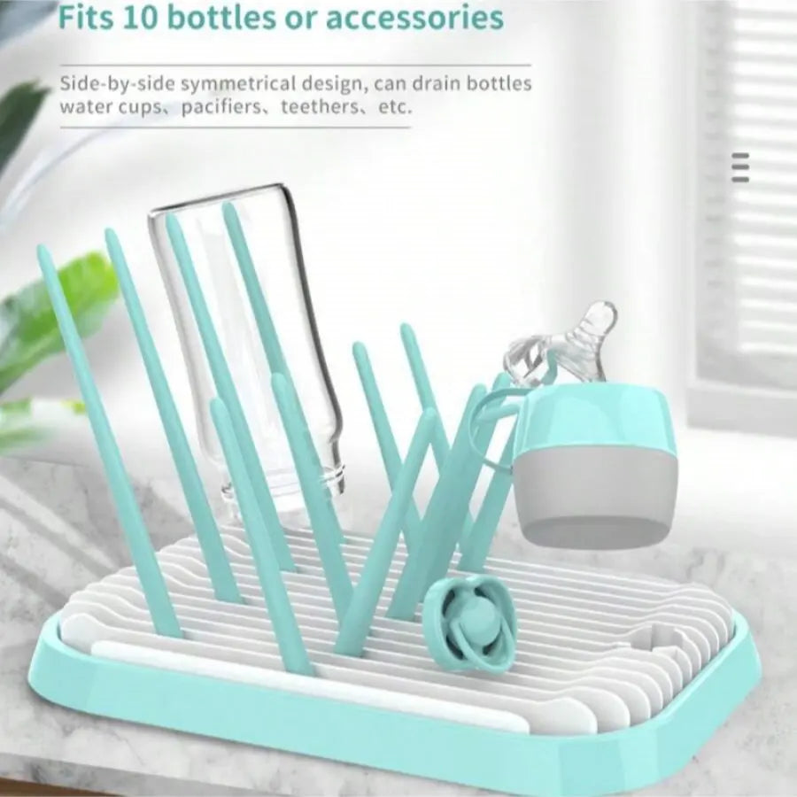 Toddler Feeding Bottle Organizer – Two-Tier Baby Bottle Dryer