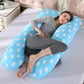 Coussin de corps en forme de U – Soutien en coton pour la grossesse et la maternité