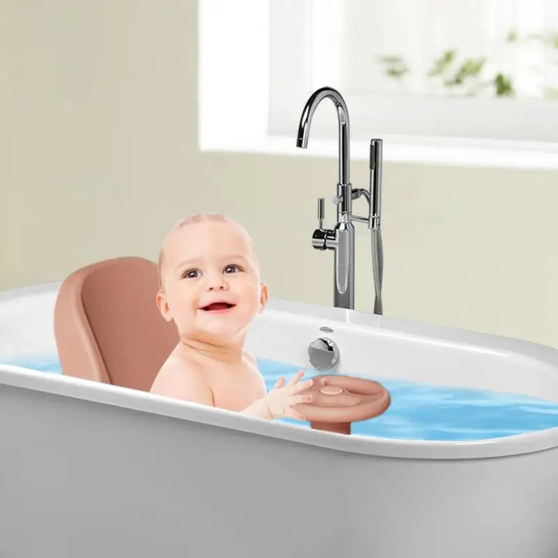 Siège de bain pour bébé – Forme de voiture amusante, sûr et stable
