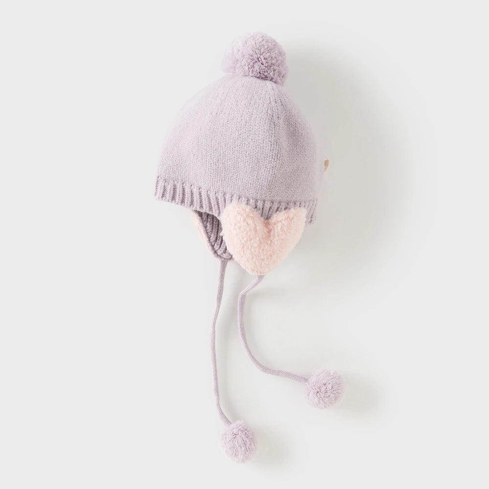 Bonnet d'automne-hiver Dave Bella pour bébé avec protection des oreilles