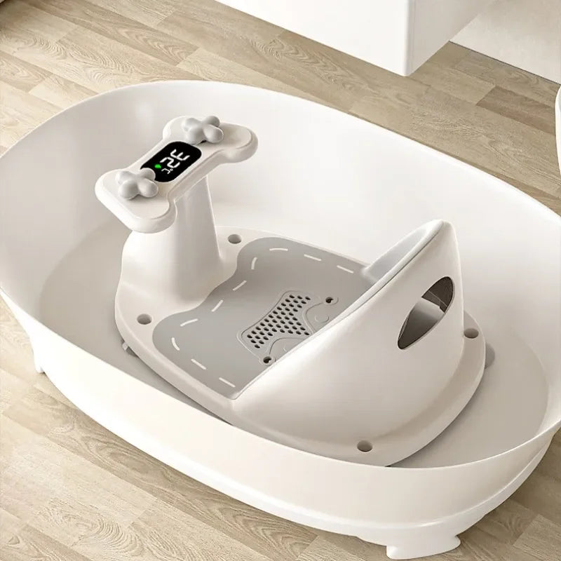 Newborn & Toddler Shower Seat – Portable & Safe