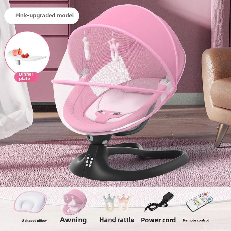 Electric Baby Swing – Soothing Cradle for Newborns