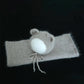 Color Dots Mohair Wrap Bonnet Set Baby Photo Prop