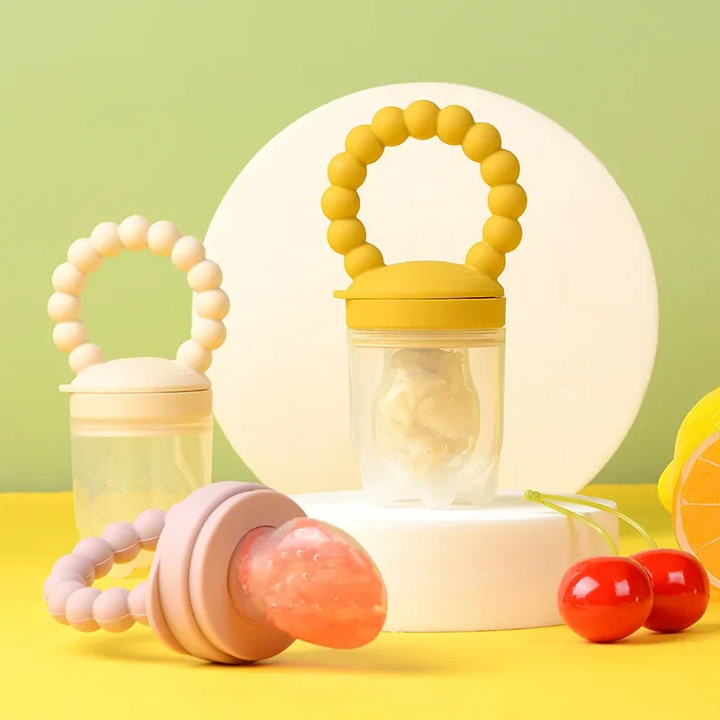 Silicone Baby Fruit Feeder – Mesh Pacifier & Teething Toy
