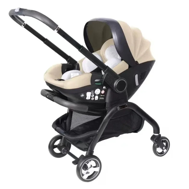 Poussette 3 en 1, siège auto pour enfant, poussette pour nouveau-né, portable, légère