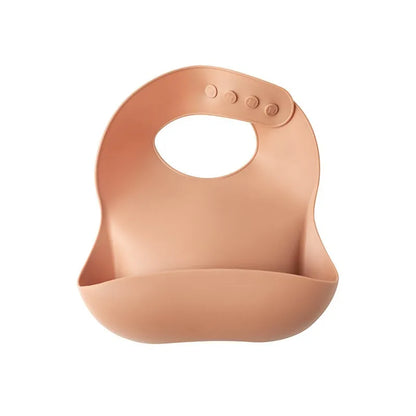 Bavoir d'allaitement en silicone ajustable et mignon
